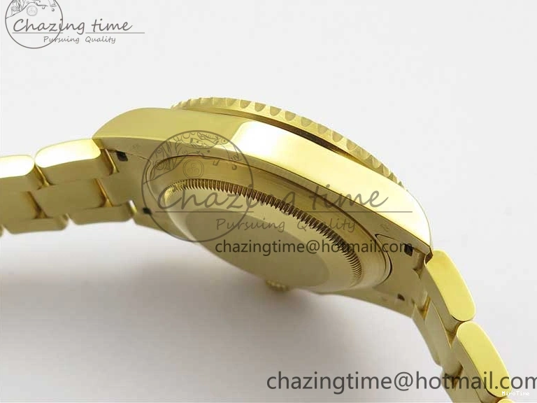 MiroTime 0111 WaterResistant Submariner 116618 LN D1F Best Edition YG Wrapped Black Dial on YG Wrapped Bracelet A 2588